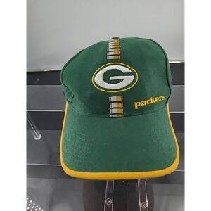 Green Bay Packers Logo Athletic Hat Cap‎ Vintage NFL Pro Line Adjustable Rare